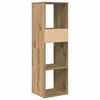 vidaXL Βιβλιοθήκη Artisan Δρυς 34x31x112 εκ. Επεξεργασμένο Ξύλο