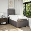 vidaXL &Kappa;&rho;&epsilon;&beta;ά&tau;&iota; Boxspring &mu;&epsilon; &Sigma;&tau;&rho;ώ&mu;&alpha; Taupe 100 x 200 &epsilon;&kappa;. &Upsilon;&phi;&alpha;&sigma;&mu;ά&tau;&iota;&nu;&omicron;
