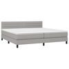 vidaXL &Kappa;&rho;&epsilon;&beta;ά&tau;&iota; Boxspring &mu;&epsilon; &Sigma;&tau;&rho;ώ&mu;&alpha; &Alpha;&nu;&omicron;&iota;&chi;&tau;ό &Gamma;&kappa;&rho;&iota; 200x200 &epsilon;&kappa;. &Upsilon;&phi;&alpha;&sigma;&mu;ά&tau;&iota;&nu;&omicron;