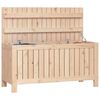 vidaXL Μπαούλο Αποθήκευσης Κήπου 76x42,5x54 εκ. Μασίφ Ξύλο Πεύκου