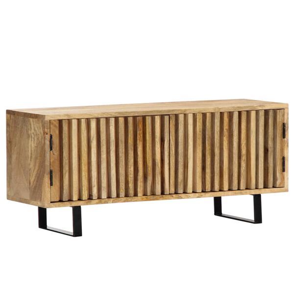 vidaXL Έπιπλο Τηλεόρασης 90 x 30 x 40 εκ. από Μασίφ Ξύλο Μάνγκο