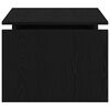 vidaXL Τραπεζάκι σαλονιού Μαύρη Οξυά 68 x 38 x 50 εκ