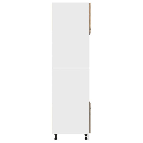 vidaXL Ντουλάπι Φ. Μικροκιμάτων Lyon Καπνιστή Δρυς 60x57x207εκ.