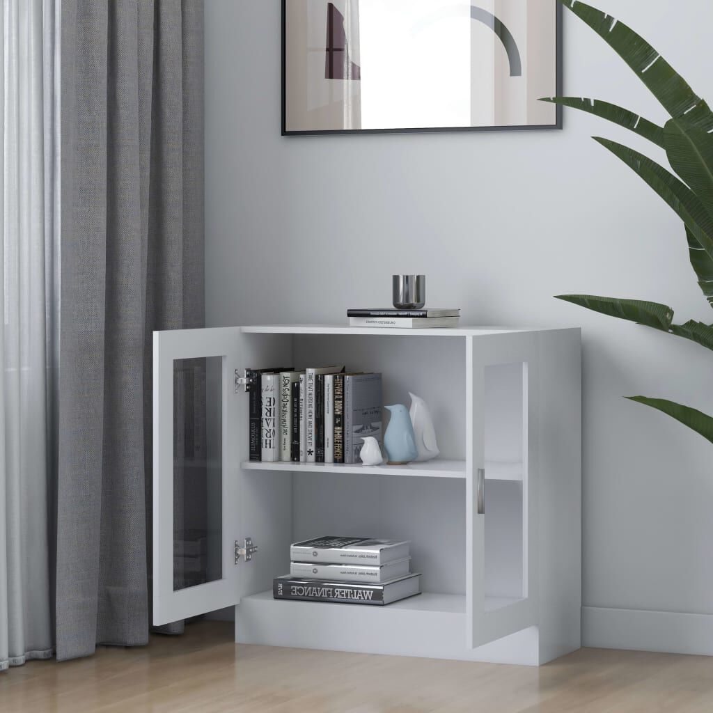 vitaXL Βιβλιοθήκη Μαύρη Δρυς 82,5x30,5x150 εκ Επεξεργασμένο ξύλο