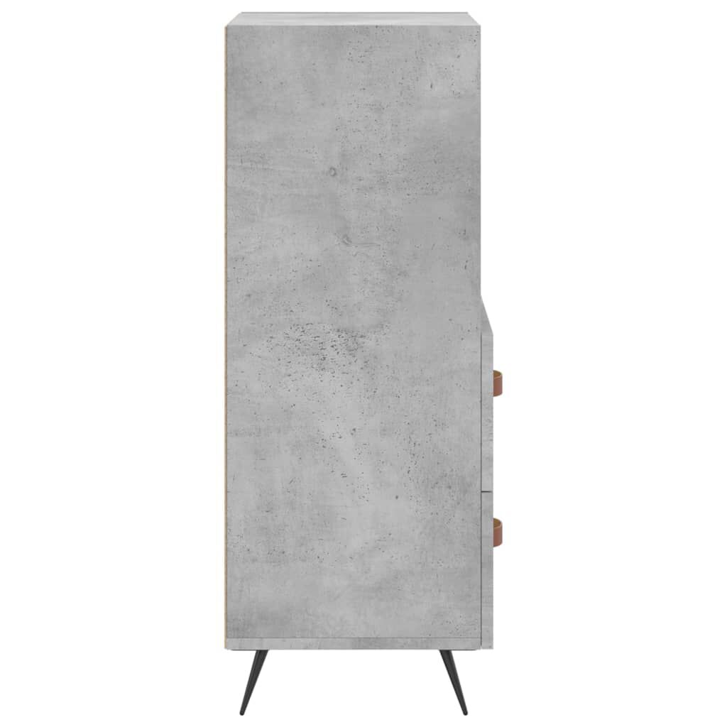 vidaXL Ντουλάπι Γκρι Σκυροδέματος 34,5x34x90 εκ. Επεξεργασμένο Ξύλο