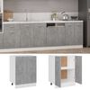 vidaXL Ντουλάπι "Lyon" Γκρι από Σκυρόδεμα 60x46x81,5 εκ. από Τεχνητό Ξύλο