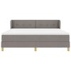 vidaXL &Kappa;&rho;&epsilon;&beta;ά&tau;&iota; &mu;&epsilon; &epsilon;&lambda;&alpha;&tau;ή&rho;&iota;&alpha; &mu;&epsilon; &sigma;&tau;&rho;ώ&mu;&alpha; Taupe 180 x 200 cm ύ&phi;&alpha;&sigma;&mu;&alpha;
