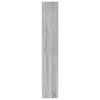 vidaXL Βιβλιοθήκη με 4 Ράφια Γκρι Sonoma 60x24x142 εκ. Επεξεργ. Ξύλο