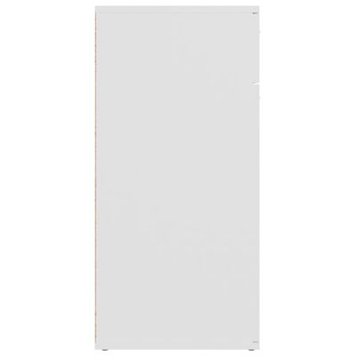 vidaXL Ντουλάπι με Συρτάρι Λευκό 80 x 36 x 75 εκ. από Μοριοσανίδα