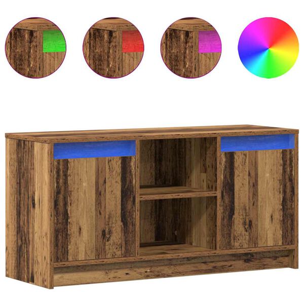 vidaXL Ντουλάπι TV Καφέ 100 x 34 x 50 εκ Επεξεργασμένο ξύλο