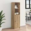 vidaXL Highboard Artisan Oak 35 x 37 x 142 &epsilon;&kappa; &Epsilon;&pi;&epsilon;&xi;&epsilon;&rho;&gamma;&alpha;&sigma;&mu;έ&nu;&omicron; &xi;ύ&lambda;&omicron;