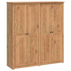 vidaXL &Nu;&tau;&omicron;&upsilon;&lambda;ά&pi;&iota; PANAMA &Mu;έ&lambda;&iota; 169 x 50 x 185 cm &Mu;&alpha;&sigma;ί&phi; &Xi;ύ&lambda;&omicron; &Pi;&epsilon;ύ&kappa;&omicron;&upsilon;