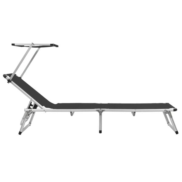 vidaXL &Xi;&alpha;&pi;&lambda;ώ&sigma;&tau;&rho;&epsilon;&sigmaf; &Pi;&tau;&upsilon;&sigma;. 2 &tau;&epsilon;&mu;. &Mu;&alpha;ύ&rho;&epsilon;&sigmaf; &Alpha;&lambda;&omicron;&upsilon;&mu;ί&nu;&iota;&omicron;/Textilene + &Sigma;&kappa;ί&alpha;&sigma;&tau;&rho;&omicron;