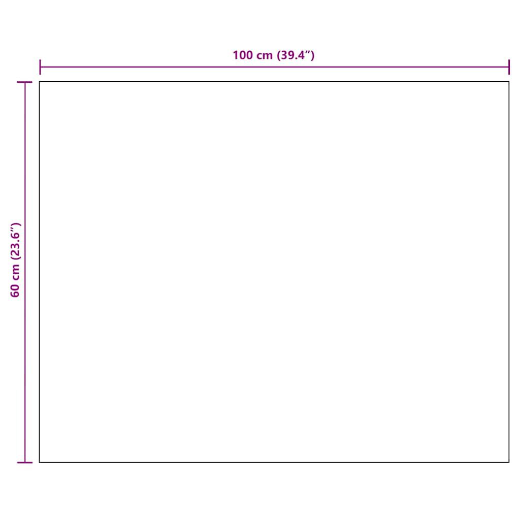 vidaXL Καθρέφτης 100 x 60 εκ. Γυάλινος Χωρίς Πλαίσιο
