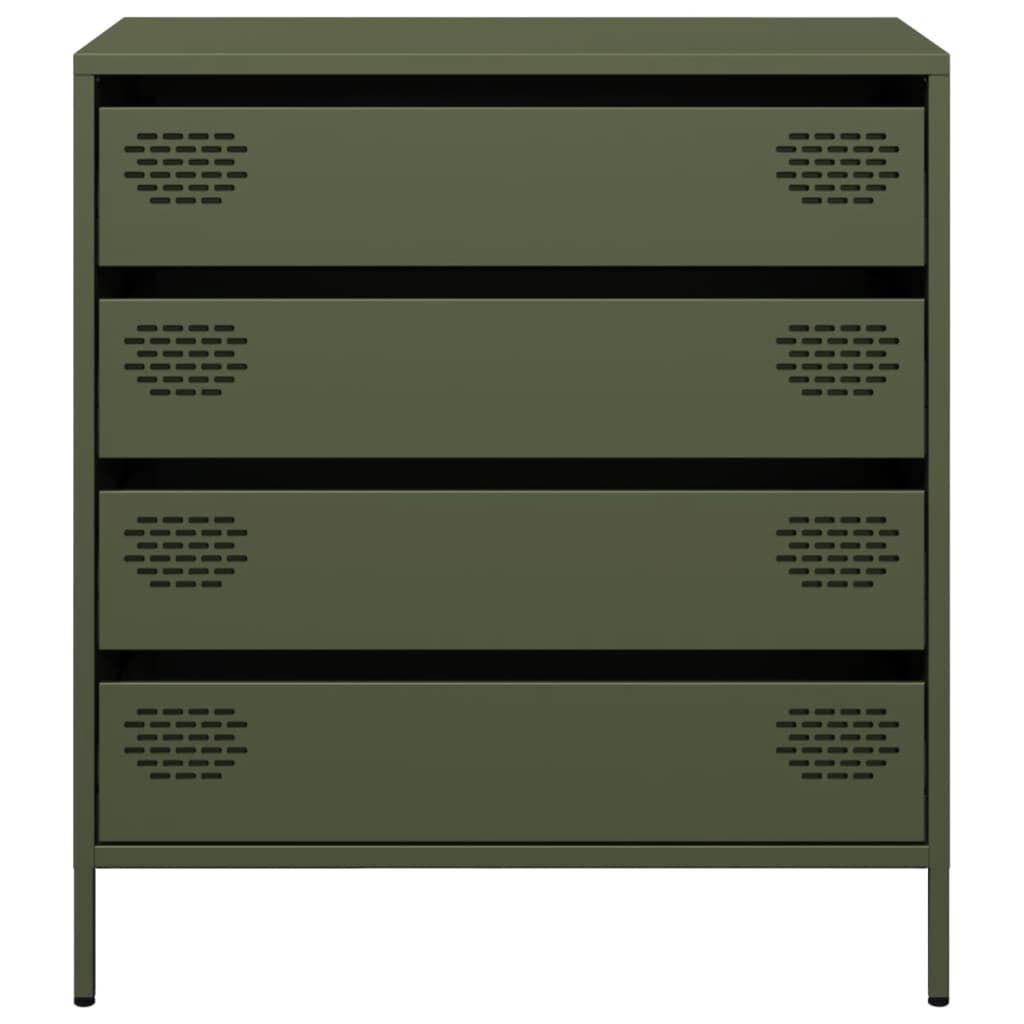 vidaXL Ντουλάπι Λαδί 68x39x73,5 εκ. από Χάλυβα Ψυχρής Έλασης