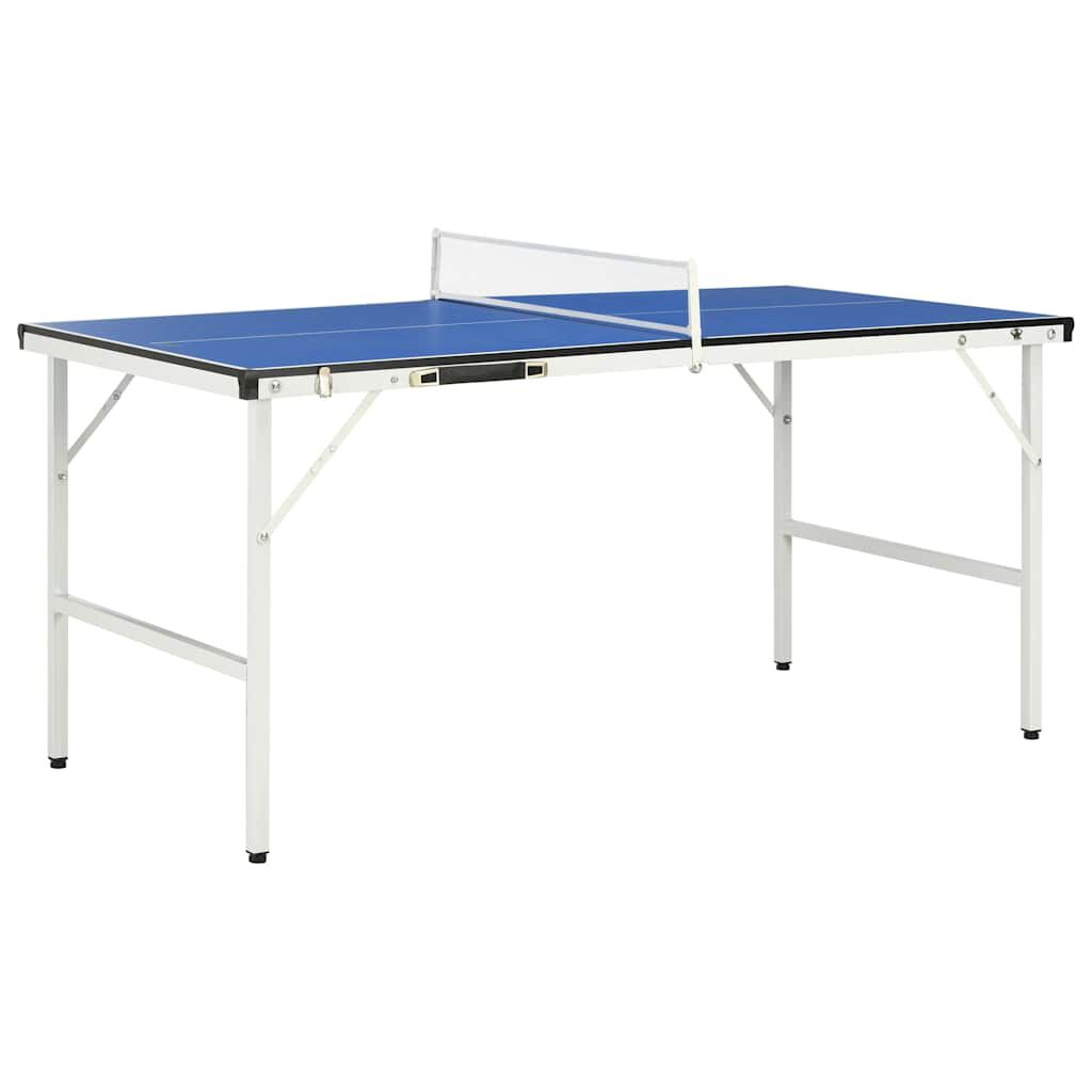 vidaXL Τραπέζι Ping Pong με Φιλέ Μπλε 152 x 76 x 66 εκ.