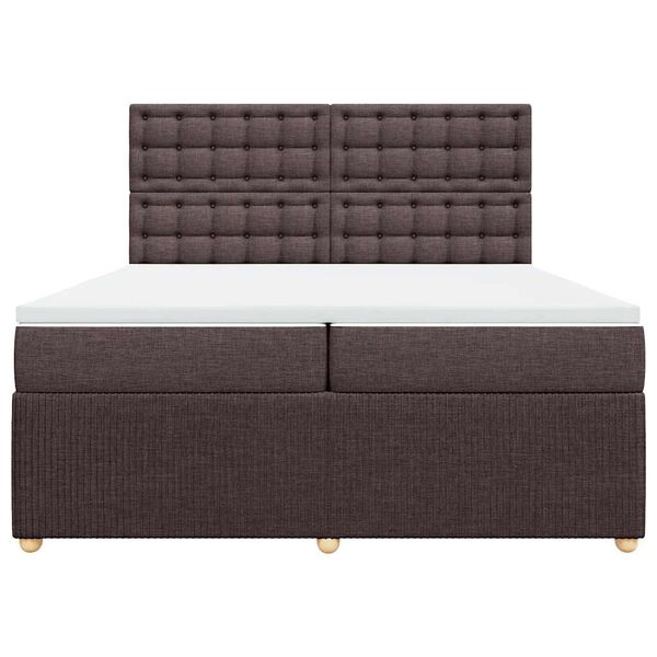 vidaXL &Kappa;&rho;&epsilon;&beta;ά&tau;&iota; Boxspring &mu;&epsilon; &Sigma;&tau;&rho;ώ&mu;&alpha; &Sigma;&kappa;&omicron;ύ&rho;&omicron; &Kappa;&alpha;&phi;έ 200x200 &epsilon;&kappa;. &Upsilon;&phi;&alpha;&sigma;&mu;ά&tau;&iota;&nu;&omicron;
