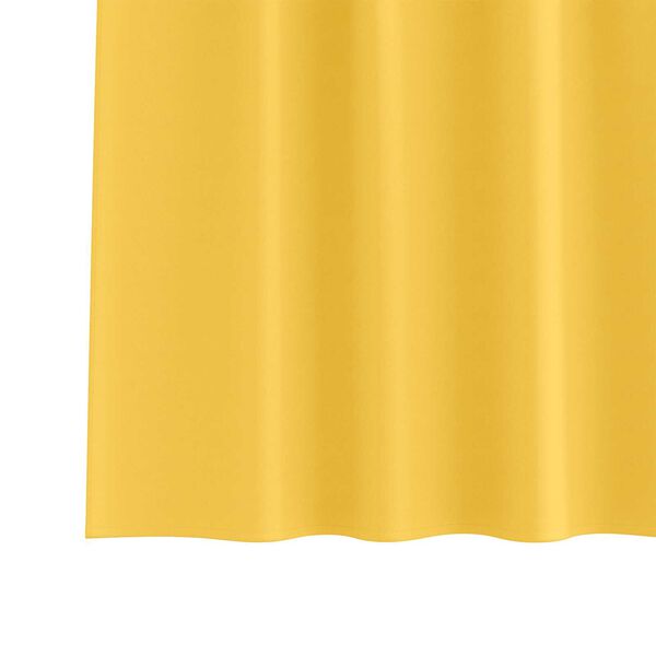 vidaXL Κουρτίνες 2 pcs κίτρινο μουσταρδί 245 x 140 εκ. Πολυεστέρας