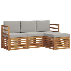 vidaXL &Sigma;&epsilon;&iota;&rho;ά &Kappa;&alpha;&nu;&alpha;&pi;έ &Epsilon;&xi;&omega;&tau;&epsilon;&rho;&iota;&kappa;&omicron;ύ 4 pcs &Phi;&upsilon;&sigma;&iota;&kappa;ό &kappa;&alpha;&iota; &Alpha;&nu;&omicron;&iota;&chi;&tau;ό &Gamma;&kappa;&rho;&iota;