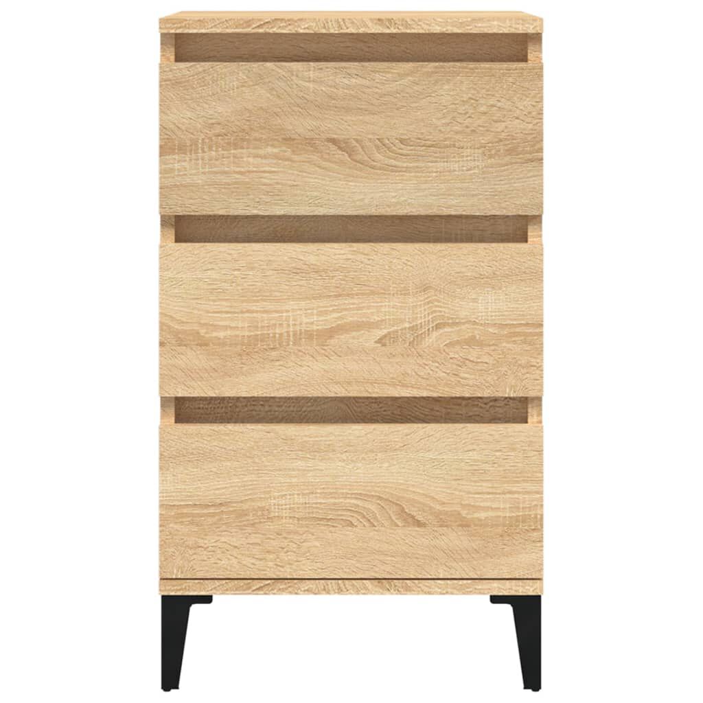 vidaXL Κομοδίνο Sonoma Δρυς 40x35x70 εκ. από Επεξεργασμένο Ξύλο