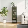 vidaXL Highboard Ελαιοπράσινο 36x39x123 cm Ατσάλι ψυχρής έλασης