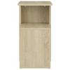 vidaXL Τραπέζι Βοηθητικό Sonoma Δρυς 36 x 30 x 56 εκ. από Επεξ. Ξύλο