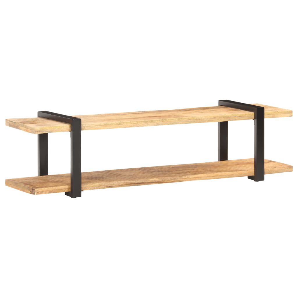 vidaXL Έπιπλο Τηλεόρασης 160x40x40 εκ. Μασίφ Ακατέργαστο Ξύλο Μάνγκο