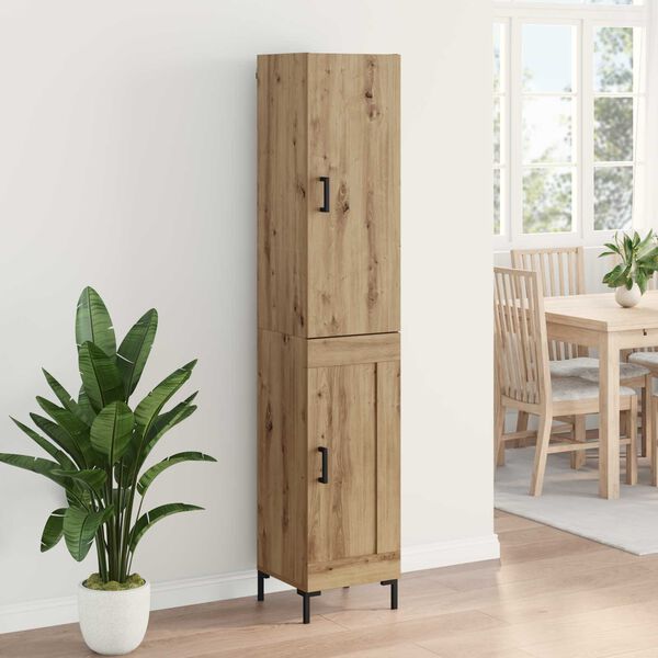 vidaXL Highboard Artisan Oak 69,5 x 34 x 180 &epsilon;&kappa;. &Epsilon;&pi;&epsilon;&xi;&epsilon;&rho;&gamma;&alpha;&sigma;&mu;έ&nu;&omicron; &xi;ύ&lambda;&omicron;