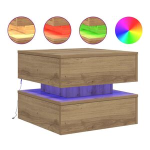 vidaXL &Tau;&rho;&alpha;&pi;&epsilon;&zeta;ά&kappa;&iota; &Sigma;&alpha;&lambda;&omicron;&nu;&iota;&omicron;ύ &mu;&epsilon; LED &Alpha;&rho;&tau;&iota;&sigma;&iota;&alpha;&nu;ή &Delta;&rho;&upsilon;&sigmaf; 50 x 50 x 40 &epsilon;&kappa;.