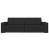 vidaXL Καναπές-κρεβάτι δαπέδου Μαύρο 245 x 78 x 77 εκ. ύφασμα