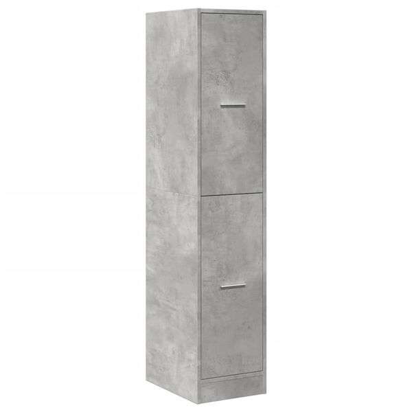 vidaXL Συρταριέρα Γενικής Χρήσης Γκρι Σκυρ.30x41x144,5 εκ. Επεξ. Ξύλο