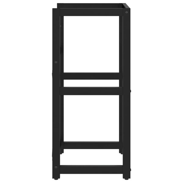 vidaXL Έπιπλο Μπάνιου Μαύρο 40 x 38 x 83 εκ. Σιδερένιο