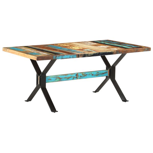 vidaXL Τραπεζαρία 180 x 90 x 76 εκ. από Μασίφ Ανακυκλωμένο Ξύλο