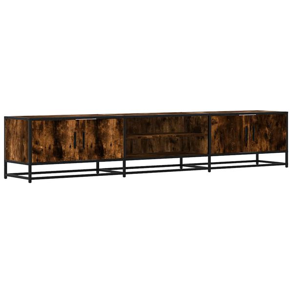 vidaXL Έπιπλο Τηλεόρασης Καπνιστή Δρυς 210x35x41 εκ. Επεξ. Ξύλο