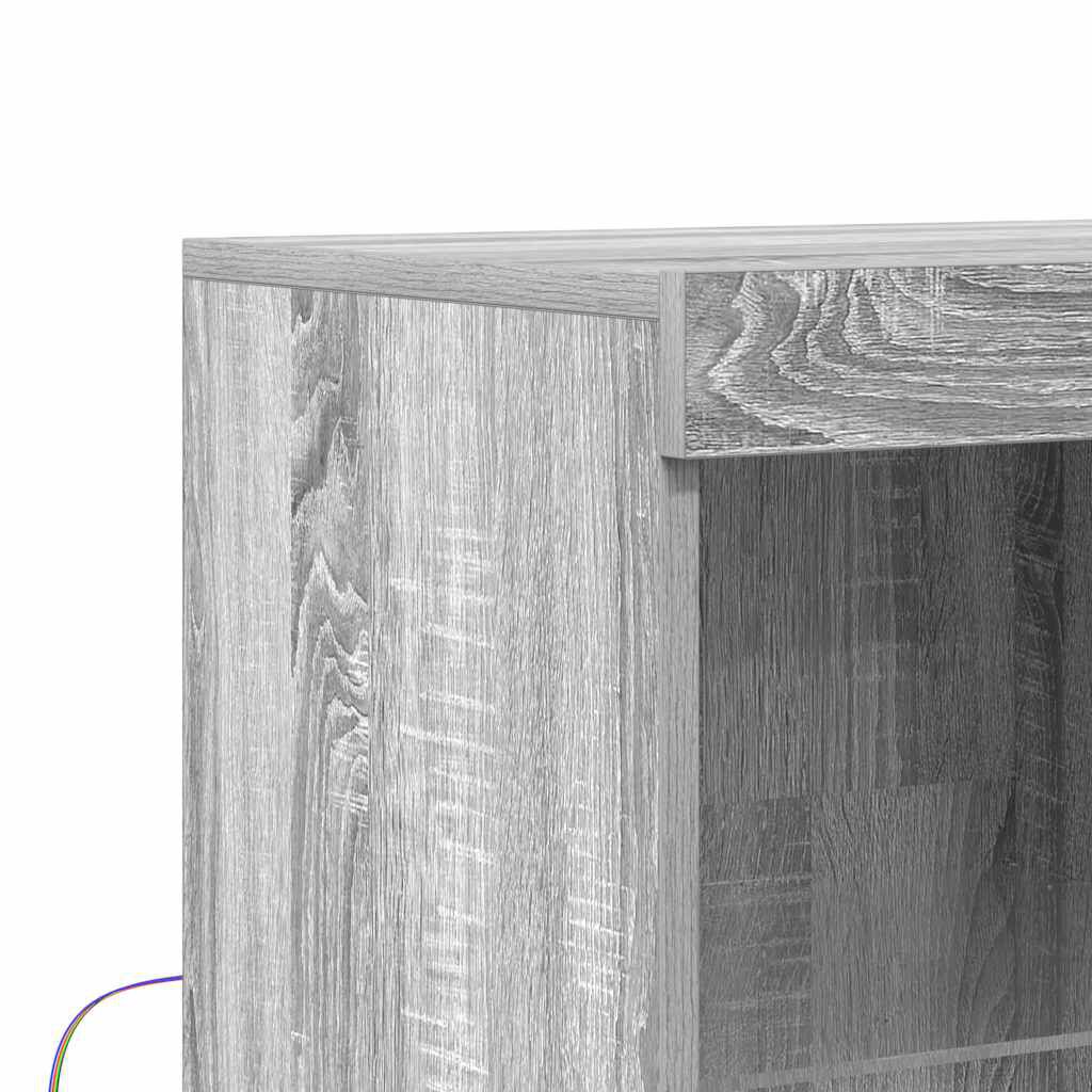 vidaXL Ντουλάπι Γκρι Sonoma 81x37x100 εκ. από Επεξεργασμένο Ξύλο