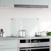 vidaXL Πλάτη Κουζίνας Διαφανής 70 x 40 εκ. από Ψημένο Γυαλί
