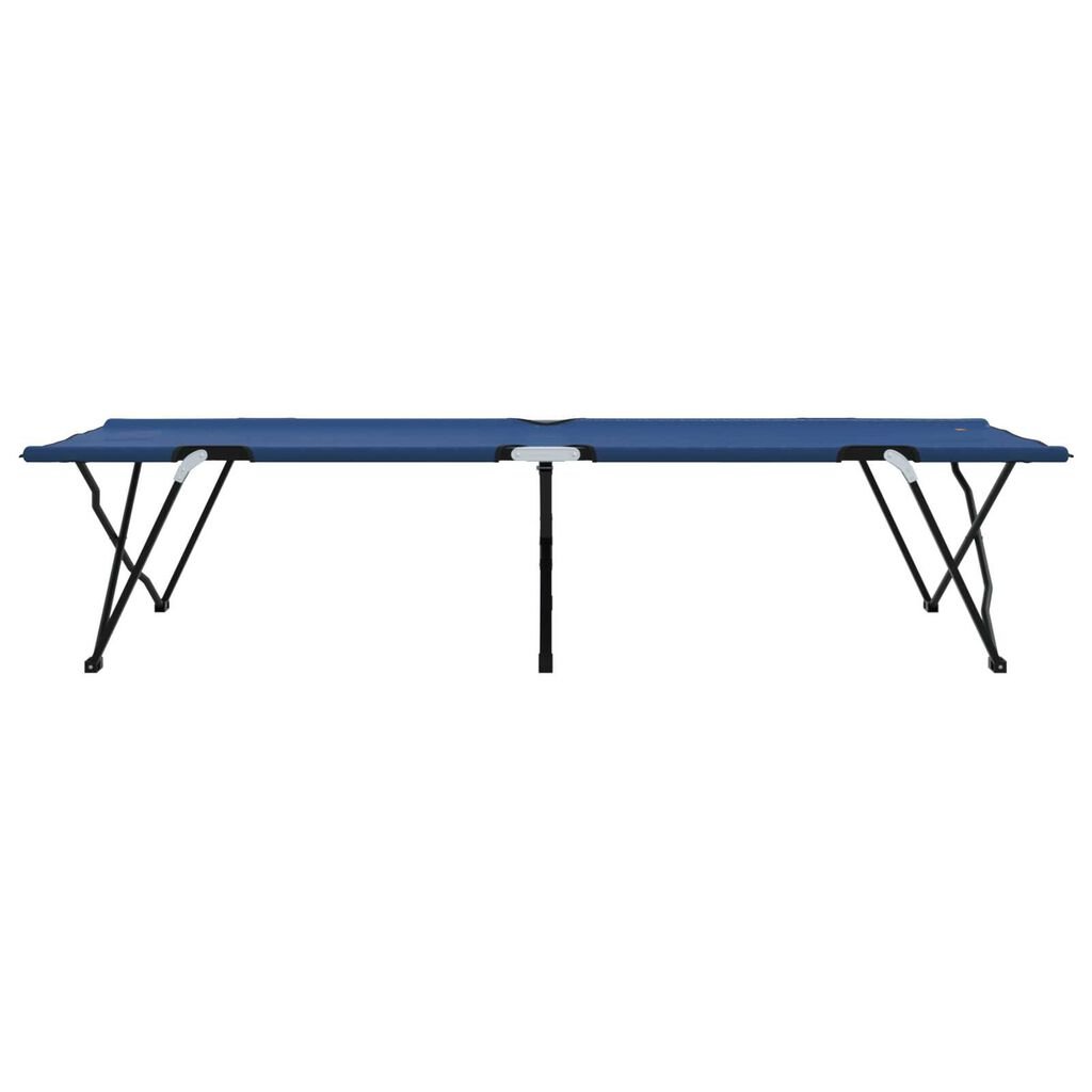 vidaXL Folding Sun Bed with Carry Bag Μπλε 600D Oxford Fabric