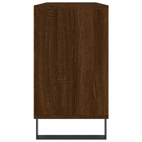 vidaXL Ντουλάπι Μπάνιου Καφέ Δρυς 80 x 33 x 60 εκ. Επεξεργασμένο Ξύλο