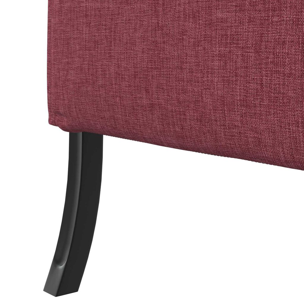 vidaXL Καναπές Υψηλού Πίσω Μπορντό 109x56x121 cm Υφάσματος