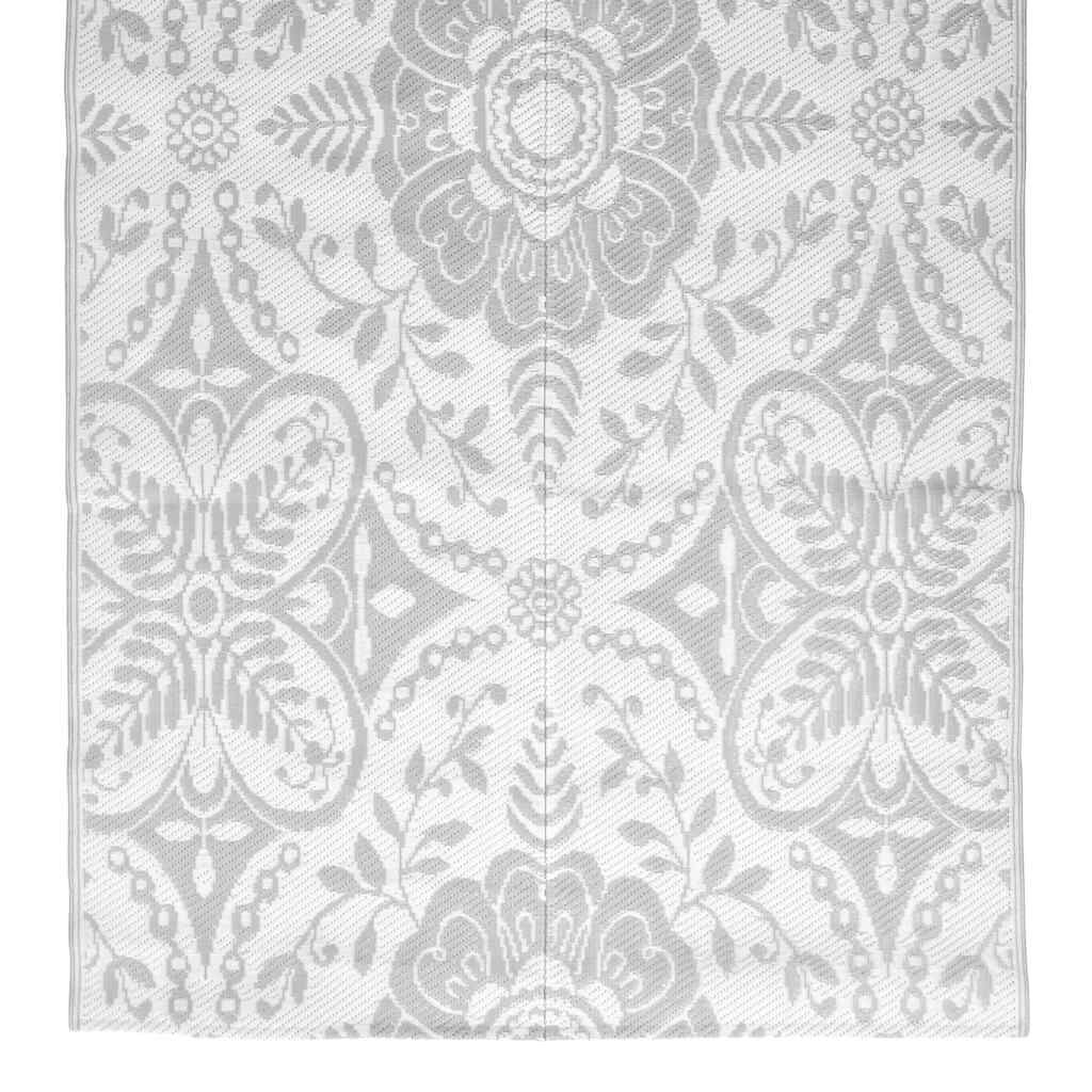 vidaXL χαλί εξωτερικού χώρου ARAKIL ανοιχτό γκρι 160x230 cm PP