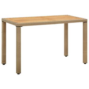 vidaXL &Tau;&rho;&alpha;&pi;έ&zeta;&iota; &Kappa;ή&pi;&omicron;&upsilon; &Mu;&pi;&epsilon;&zeta; 123x60x74 &epsilon;&kappa;. &Sigma;&upsilon;&nu;&theta;&epsilon;&tau;&iota;&kappa;ό &Rho;&alpha;&tau;ά&nu;/&Mu;&alpha;&sigma;ί&phi; &Alpha;&kappa;&alpha;&kappa;ί&alpha;