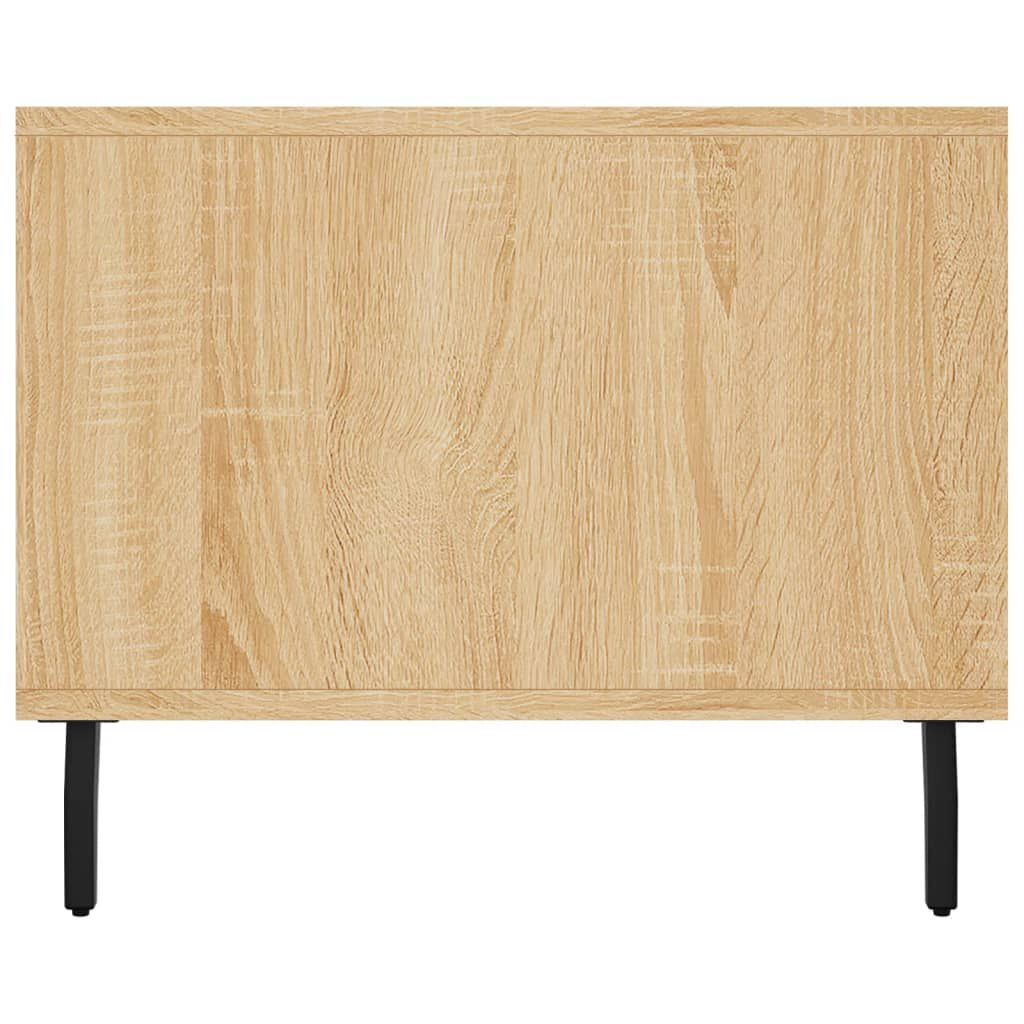 vidaXL Τραπεζάκι Σαλονιού Sonoma Δρυς 102x50x40 εκ. από Επεξεργ. Ξύλο