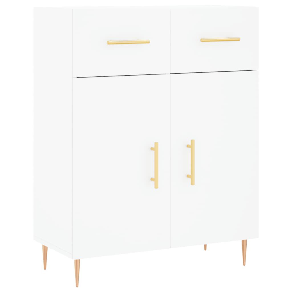 vidaXL Ντουλάπι Λευκό 69,5x34x180 εκ. από Επεξεργασμένο Ξύλο