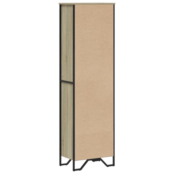 vidaXL Βιβλιοθήκη Sonoma Δρυς 50x31x169 εκ. από Επεξεργασμένο Ξύλο