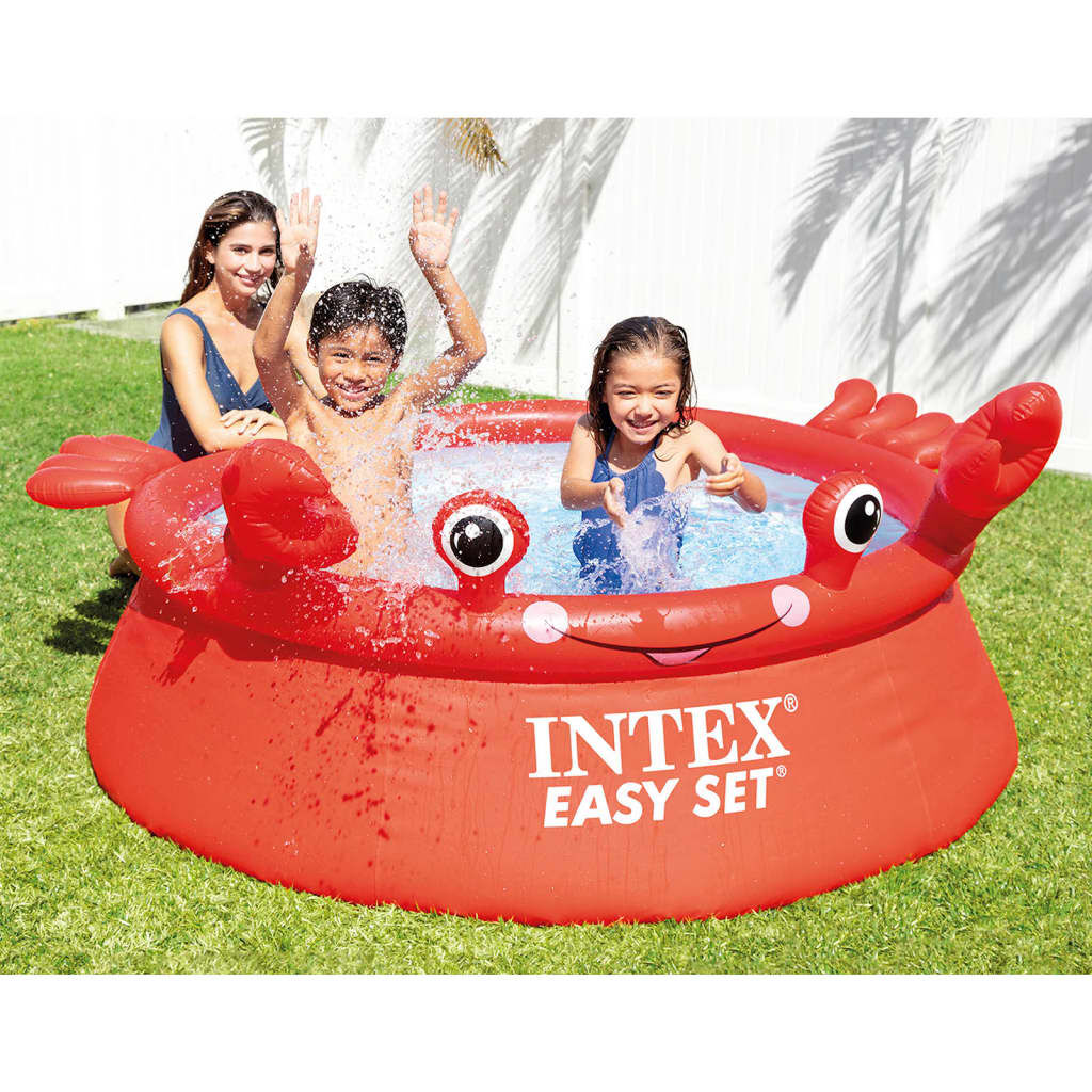 INTEX Πισίνα Φουσκωτή Χαρούμενος Κάβουρας Easy Set 183 x 51 εκ.