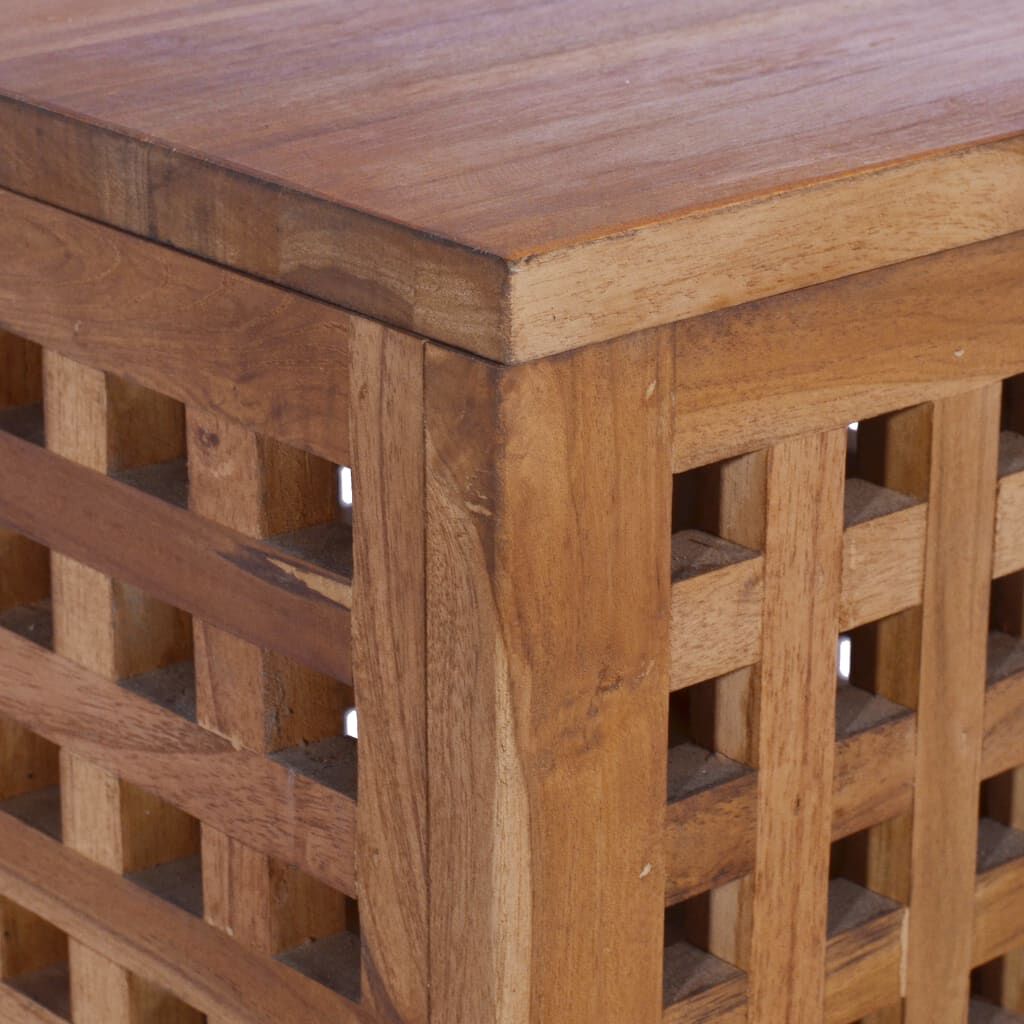 vidaXL Κουτί Αποθήκευσης 110 x 40 x 40 εκ. από Μασίφ Ξύλο Teak
