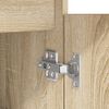 vidaXL Γραφείο Sonoma Δρυς 140 x 49 x 76 εκ. Επεξεργασμένο ξύλο