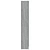 vidaXL Βιτρίνα Γκρι Sonoma 82,5x30,5x185 εκ. από Επεξεργασμένο Ξύλο