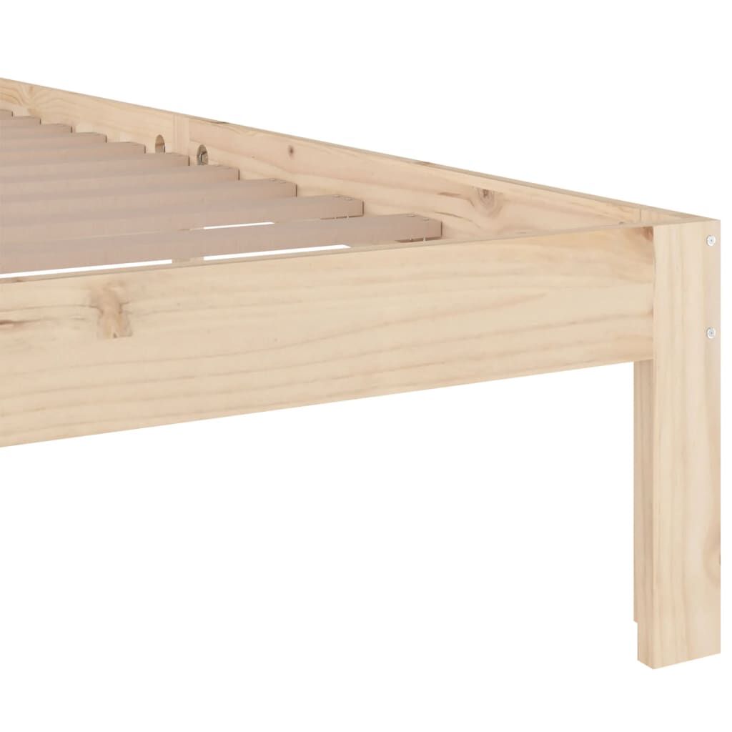 vidaXL Πλαίσιο Κρεβατιού 180 x 200 εκ. Μασίφ Ξύλο Super King Size