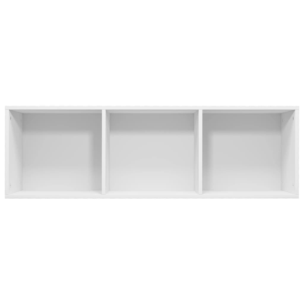 vidaXL Βιβλιοθήκη/Έπιπλο Τηλεόρασης Λευκό 36x30x114 εκ. Επεξ. Ξύλο